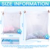 Windyun 4 Pieces Jumbo Mesh Laundry Bags, 43 x 35