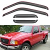in-Channel Window Visors Rain Guards Shield for 1999-2011 Ford Ranger