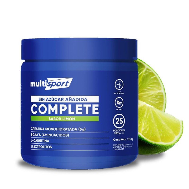 Creatina Monohidratada con Pre Entreno + L Carnitina + Electrolitos