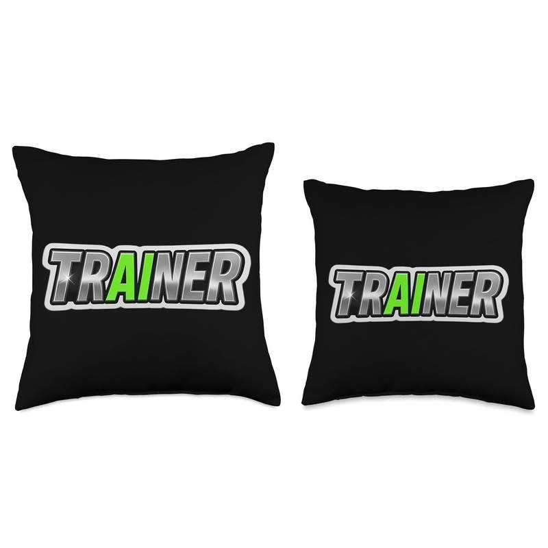 AI Model Trainer Artificial Intelligence Engineer Training Throw Pillow