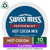 Swiss Miss Peppermint Hot Cocoa, Keurig Single-Serve K-Cup Pods, 10
