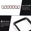 Auto Front Grille Inserts Guard Ring Decorative Trim,Fit forJee-p Compass