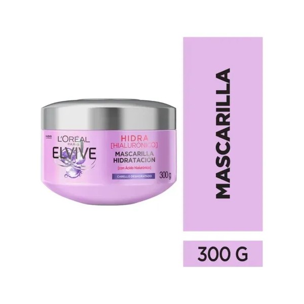 Mascarilla L'oréal Paris Elvive Hidra Hialurónico De 300ml