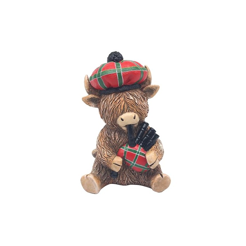 Lesser & Pavey Highland Cow Piper Ornament l LP75452