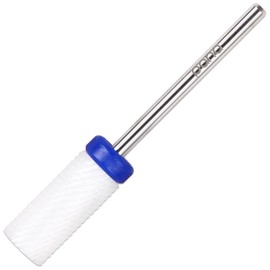 PANA Flat Top Small Barrel 3/32" Ceramic Bit - Medium Grit - Fast remove Acrylic or Hard Gel Nail Drill Bit for Manicure Pedicure Salon Professional or Beginner