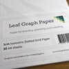 A4 Isometric Dotted Grid 10mm 1cm Graph Paper - 30