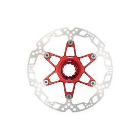 Juin RT01A Centerlock Disc Brake Rotor, Red, 140mm