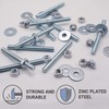 SKIR'CO (Pack of 10) Steel Fully Threaded Rods M8 x