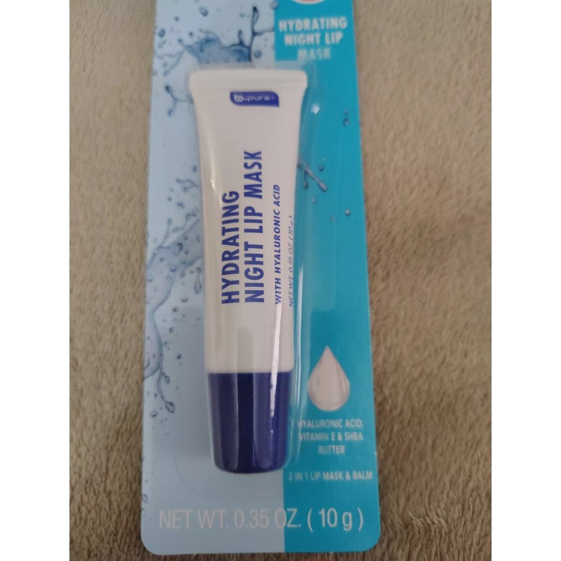 Bpure Hydrating Night Lip Mask with Hyaluronic Acid, Vitamin E