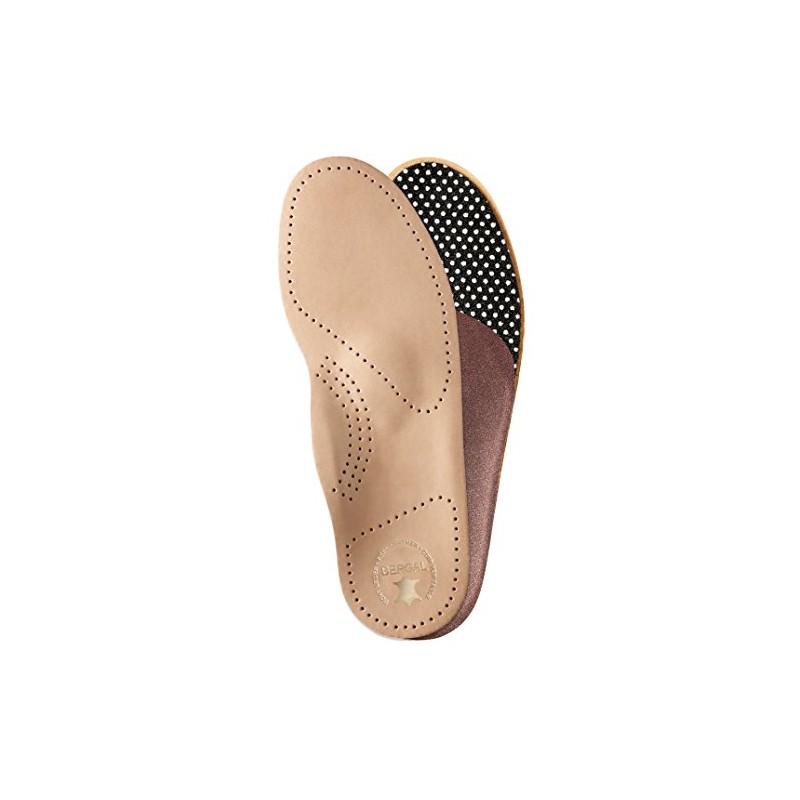 Bergal Ortho Comfort Insoles Footbed with Genuine Leather Men Size