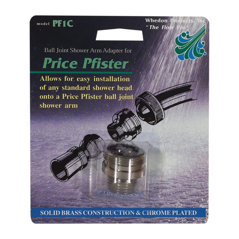 Whedon SHOWER ARM ADPTR PFISTER MfrPartNo PF1C, No Size, Chrome