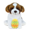 DolliBu Super Soft St. Bernard Dog with Yellow Easter Egg