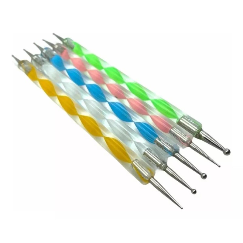 Mussa 5 Punteros Dobles Para Manicura Y Decoración De Uñas