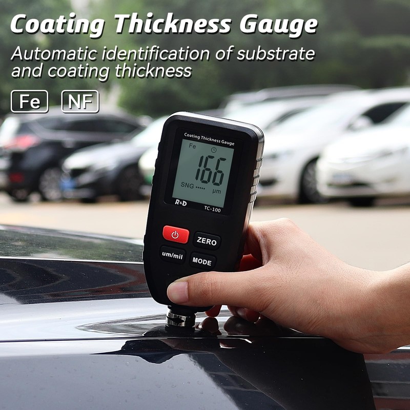 Car Coating Thickness Meter for Used Car Buyers, Paint Mil