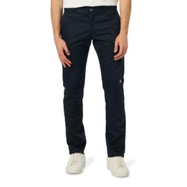 Dickies Men's Skinny-Straight Double Knee Work Pant, Dark Navy v1, 40W x 30L
