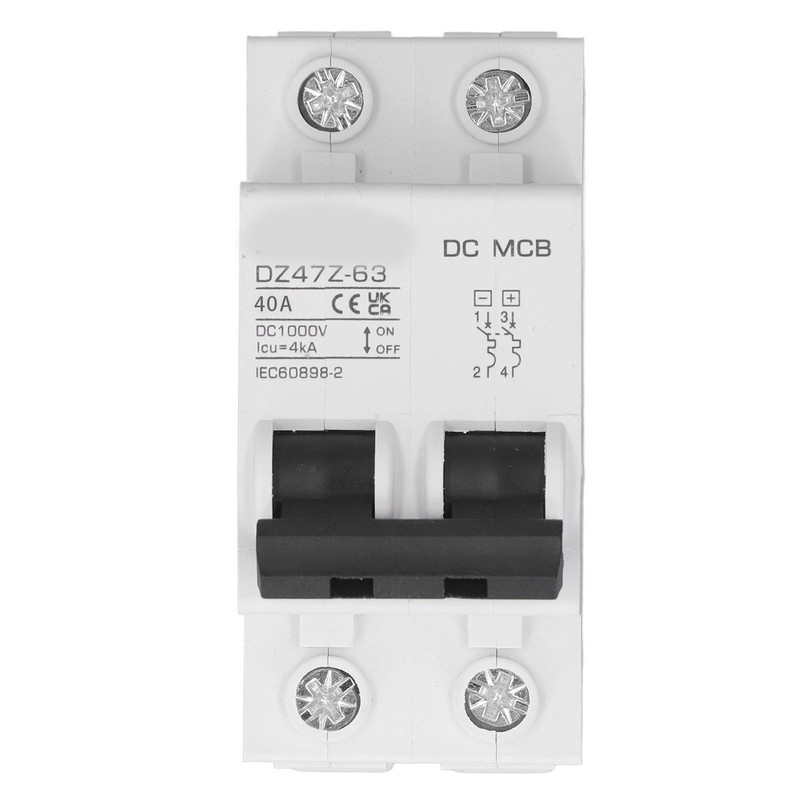 DC Circuit Breaker Overload Protection Magnetic System PV Circuit Breaker