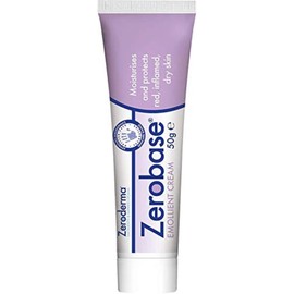 Zeroderma Zerobase Emollient Cream 50g, Softens Moisturises And Protects Dry Skin, Helps Restore The Skin Barrier