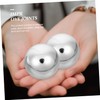 Mikinona 1 Set Metal Hand Exercise Balls Baoding Chiming Balls