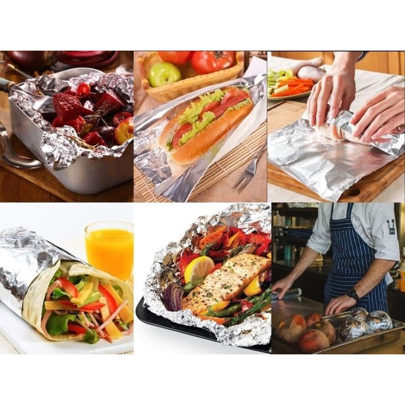 3 x EasyCut Foil Refill Rolls Tear & Heat-Resistant |