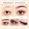 Eyeliner Pencil Waterproof,Delineador de Ojos Resistente al Agua Durante 24