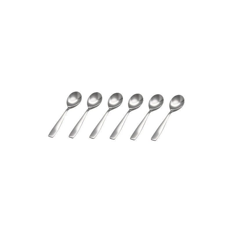 GRÄWE Königstein Espresso Mocha Spoons Stainless Steel Set of 6