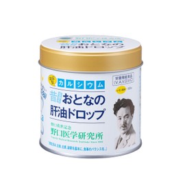 野口医学研究所 おとなの肝油ドロップ カルシウム＋ レモン風味 100粒