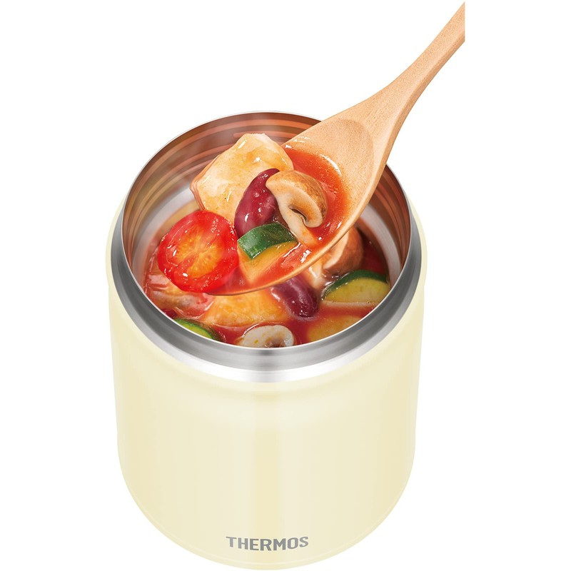 Thermos JBT-401 CRW Vacuum Insulated Soup Jar, Cream White, 13.5
