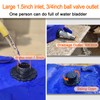 65 Gallon Water Storage Bladder,Portable Foldable Water Tank,Suitable for Outdoor