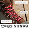 Lakeland Active Grasmoor Walking Boot Laces - Red-White - 180