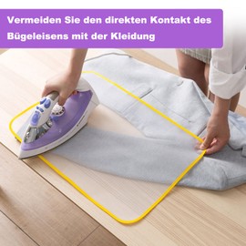QESSUVNC Ironing Cloth Mesh Ironing Pad Protective Bar Cloth Ironing Cloth Cover Pad for Ironing Sensitive Fabrics (50 x 35 cm, Random Colour) (Pack of 4)