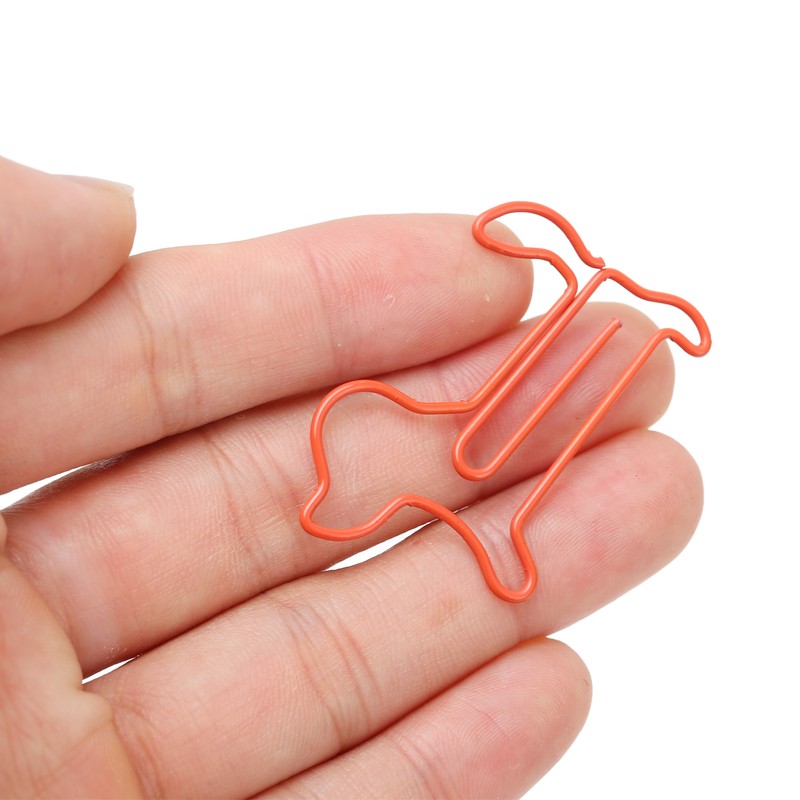 100PCS Paper Clips Cute Cartoon Irregular Shape Paper Clip for
