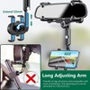 Rearview Mirror Phone Holder for Car, 360° Rotating and Retractable