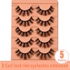 False Eyelashes Wispy 18MM Lashes 3D Faux Mink Lashes Fluffy