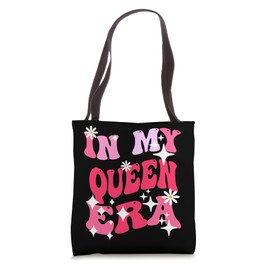 In My Queen Era Groovy Retro For Women Tote Bag