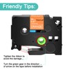 NineLeaf 3PK Compatible for Brother P-Touch Label Maker Tape TZe-635