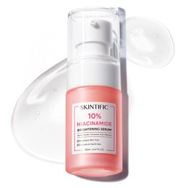 SKINTIFIC Sérum de niacinamida al 10 con alfa arbutina, ceramida y centella asiática ilumina la piel y mantiene la barrera cutánea                    