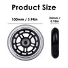 Ideal Swan Stunt Scooter Wheels, Scooter Wheel Replacement 2 PCS,
