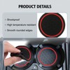 4 Pcs Anti-Slip Car Cup Holder Coaster Set, Diameter 2.75