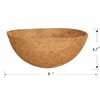 LAVZAN 8inch Replaceable Coco Liner for Hanging Basket Coco Liner