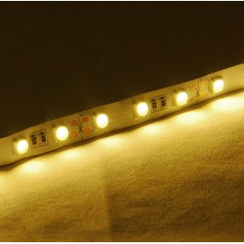 ABI Warm White LED Strip Light with Power Supply, 600 LEDs, 10 Meters / 32.8 Feet, 2800K, SMD5050, 24V DC