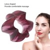 Resin Massage Ring Lotus Shaped Reduce Muscle Fatigue Facial Gua