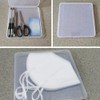 WYAN 4 Pcs Storage Boxes,Clear Plastic Beads Storage Containers Box,Rectangle