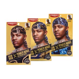 KISS RED Bow Wow Power Wave Luxe Design Durag (Multi Color)