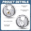Chumia 16 Pack Padlocks Keyed Alike, Stainless Steel 2-3/4" Wide,