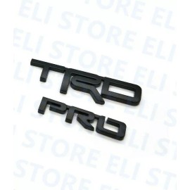 Toyota TRD Pro Emblem 4Runner FJ Cruiser Tundra Tacoma Black Metal PT413-00150
