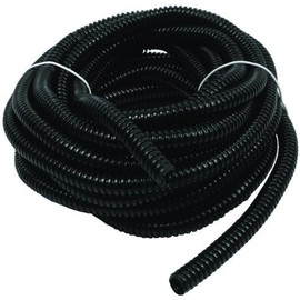 Black 200' Feet 1/4" Split Loom Tubing Wire Conduit Hose Cover Auto Home Marine