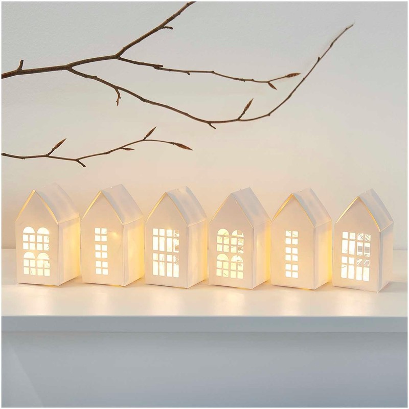 Lantern Houses White
