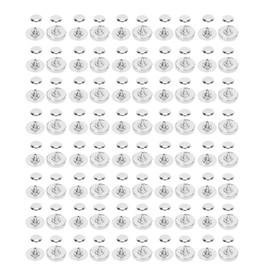 50 Sets Magnetic Button Clasp Snaps 18x5mm Thick High Hardness Alloy Magnetic Purse Closure for DIY Sewing Craft Silver