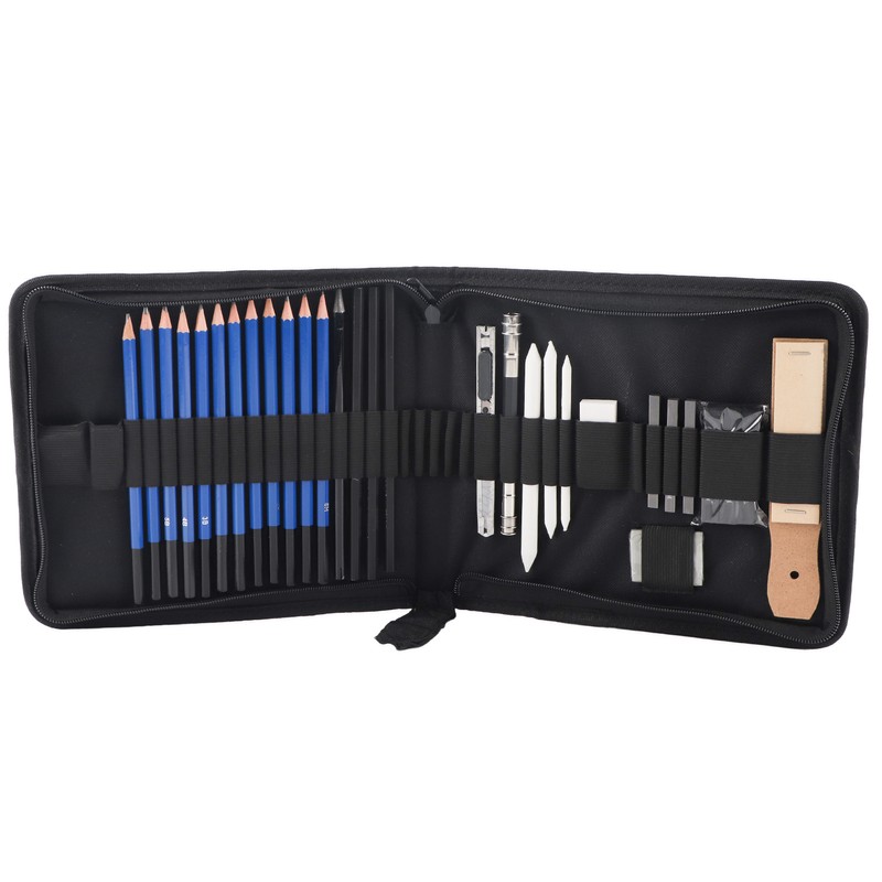 33pcs H&amp;B Sketching Pencils Drawing and Sketch Kit Set with