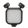 Stereo Microphone Light 10 Levels Brightness Dual Mic Fill Lamp